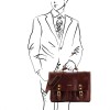 Портфель Tuscany Leather Modena - Малый размер TL141134 dark brown 
