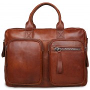Деловая сумка Ashwood Leather 1662 chestnut