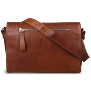 Деловая сумка через плечо Ashwood Leather 1664 chestnut