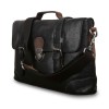 Кожаный портфель Ashwood Leather 4553 black