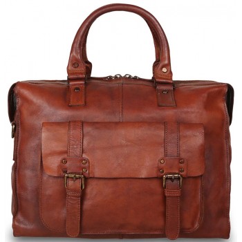 Дорожная сумка Ashwood Leather 7997 rust