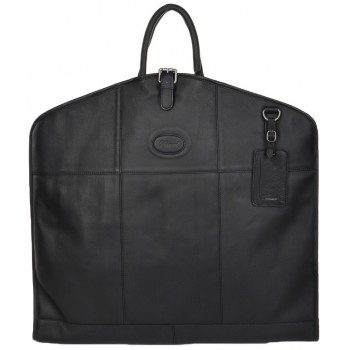 Кожаный портплед Ashwood Leather 8145 black