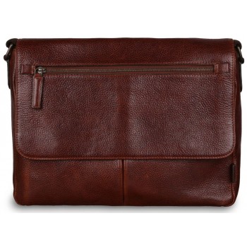 Кожаная сумка Ashwood Leather Blake chestnut brown