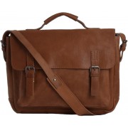 Кожаный портфель Ashwood Leather Bradley tan