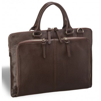 Ультратонкая деловая сумка BRIALDI Sydney brown