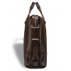 Деловая сумка Valvasone (Вальвазоне) brown - вмещает ноутбук 17