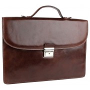 Кожаный портфель Chiarugi 4320 brown
