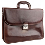 Кожаный портфель Chiarugi 4511 brown