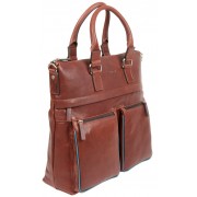 Деловая сумка Gianni Conti 1752258 brown teal