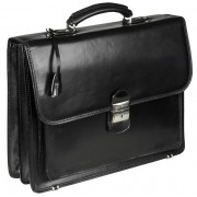 Кожаный портфель Gianni Conti 901015 black