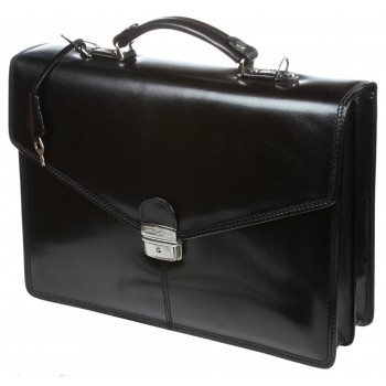 Кожаный портфель Gianni Conti 901830 black