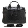 Кожаный портфель JMD 7122A black