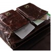 Кожаный портфель JMD 7105-2C coffee