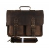 Кожаный портфель JMD 7105B brown