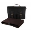 Кожаный портфель JMD 7105R-2 dark brown