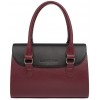 Женская кожаная сумка Lakestone Bloy burgundy/black