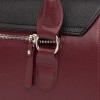 Женская кожаная сумка Lakestone Bloy burgundy/black