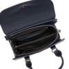 Женская кожаная сумка Lakestone Bloy dark blue/burgundy
