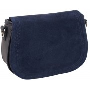 Женская кожаная сумка Lakestone Cameron dark blue