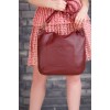 Женская кожаная сумка Lakestone Kelbra burgundy