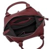Женская кожаная сумка Lakestone Marsh burgundy