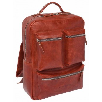 Кожаный рюкзак Lakestone Norley redwood