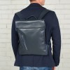 Кожаный рюкзак Lakestone Ramsey dark blue