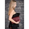Женская кожаная сумка кросс-боди Lakestone Ripley burgundy