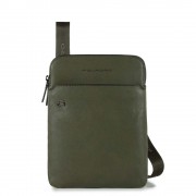 Мужская сумка через плечо Piquadro Black Square CA3978B3/VE зеленого цвета