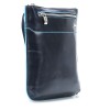 Мужская сумка через плечо Piquadro Blue Square (CA1358B2/BLU2) синего цвета