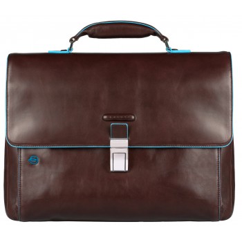 Мужской портфель Piquadro Blue Square (CA3111B2/MO) коричневого цвета