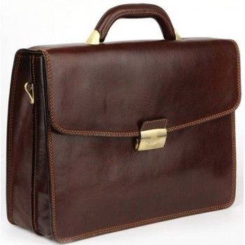 Кожаный портфель Tony Perotti 3311102 brown