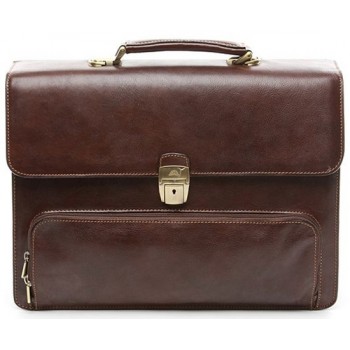 Кожаный портфель Tony Perotti 3331332 brown
