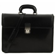 Кожаный портфель Tuscany Leather Parma TL10018 black
