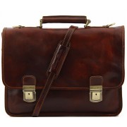 Кожаный портфель Tuscany Leather Firenze TL10028 brown 