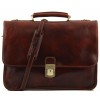 Кожаный портфель Tuscany Leather Torino TL10029 dark brown 
