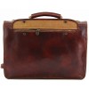 Кожаный портфель Tuscany Leather Siena TL10054 dark brown 