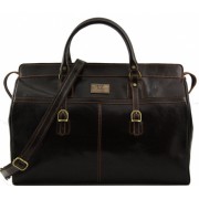 Дорожная сумка Tuscany Leather Budapest TL10130 dark brown