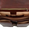 Кожаный портфель Tuscany Leather Assisi TL140929 dark brown 