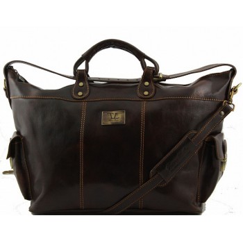 Дорожная сумка Tuscany Leather Porto TL140938 dark brown