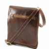 Мужская сумка Tuscany Leather Fabio TL141005 dark brown