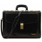 Кожаный портфель Tuscany Leather Riomaggiore TL141097 black