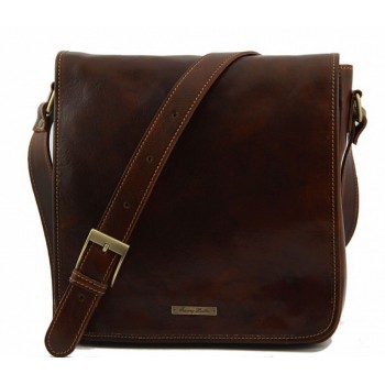 Сумка свободного стиля Tuscany Leather Messenger TL90164 brown
