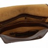 Сумка свободного стиля Tuscany Leather Messenger double TL90475 dark brown 