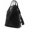 Кожаный рюкзак Tuscany Leather Shanghai TL140963 black