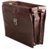 Саквояж-портфель Tuscany Leather Canova TL141347 dark brown