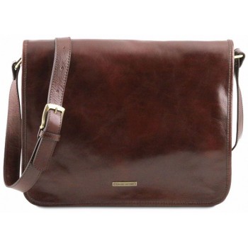 Сумка свободного стиля Tuscany Leather Messenger TL141254 brown