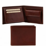 Эксклюзивный кожаный бумажник Tuscany Leather TL140763 brown