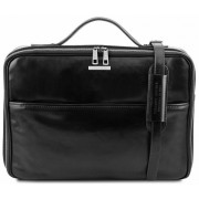 Кожаная сумка для ноутбука Tuscany Leather Vicenza TL141240 black