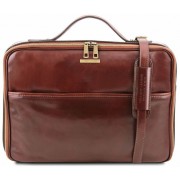 Кожаная сумка для ноутбука Tuscany Leather Vicenza TL141240 brown